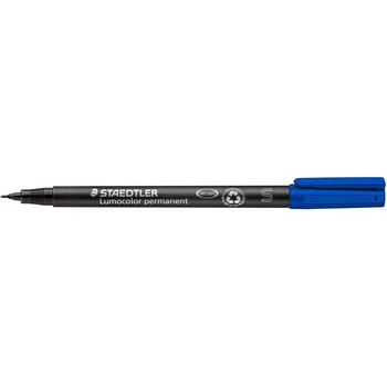 Staedtler Lumocolor 313S overheadmarker med 0,4 mm stregbredde i farven blå