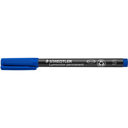 Staedtler Lumocolor 313S overheadmarker med 0,4 mm stregbredde i farven blå