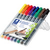 Staedtler Lumocolor 313 permanent overheadpenne 0,4mm sæt 8 farver