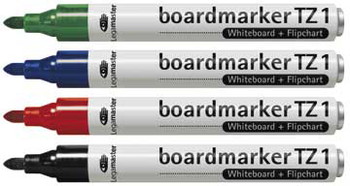 Legamaster TZ1 whiteboardmarker 4 farver