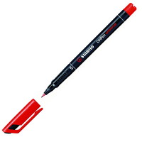 Stabilo 841SF OH permanent marker 0,4mm rød