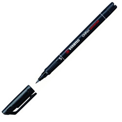 Stabilo 841SF OH permanent marker 0,4mm sort