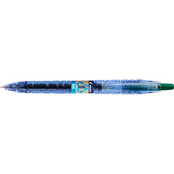 Pilot B2P gelpen med 0,7 mm spids i skrivefarven grøn