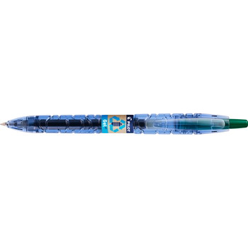 Pilot B2P gelpen med 0,7 mm spids i skrivefarven grøn