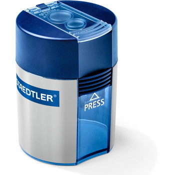Staedtler blyantspidser med beholder og dobbelt spidsning