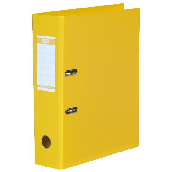 Elba Strong-Line brevordner i A4 med 80 mm rygbredde i farven gul