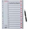Esselte A4 register 15tabs grå