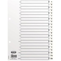 Elba Strong-Line register A5 A-Å i farven hvid