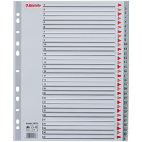 Esselte MAXI register A4+ med 31 tabs i farven grå