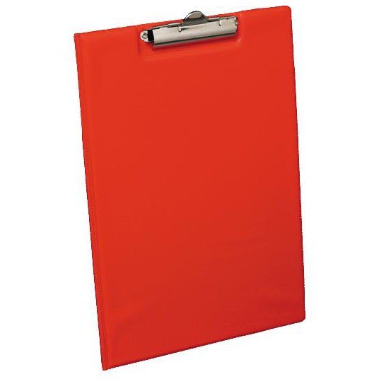 Bantex dobbelt clipboard i A4 i farven rød