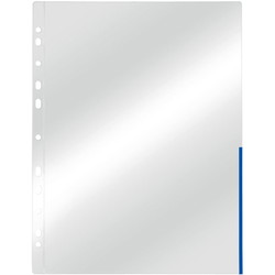 Esselte signallommer A4 105my blå kant