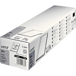 Leitz A4 klemrygge 30 ark sort