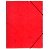 BNT A4 elastikmappe rød