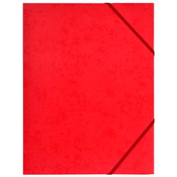 BNT A4 elastikmappe rød