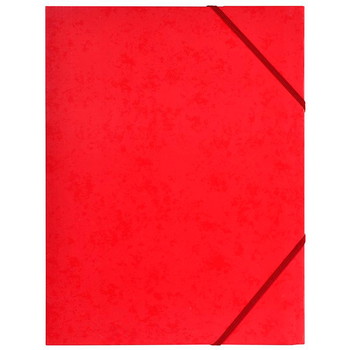 BNT A4 elastikmappe rød