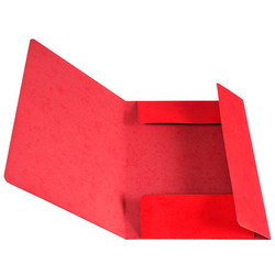 BNT A4 elastikmappe rød