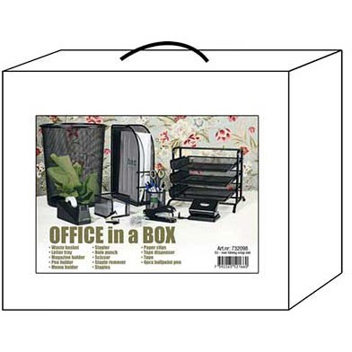 Nordic Office in a box sampak i sort