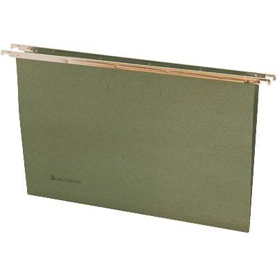 Struktuhr Folio hængemappe med lupfane og 3 linier i A4 maxi i farven grøn
