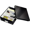 Leitz Click & Store organiseringsboks i medium i farven sort