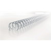GBC 3:1 wire 51-80ark 10mm 34 ringe sølv 100stk