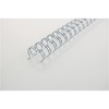 GBC 3:1 wire 51-80ark 10mm 34 ringe sølv 100stk