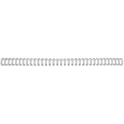 GBC 3:1 wire 51-80ark 10mm 34 ringe sølv 100stk