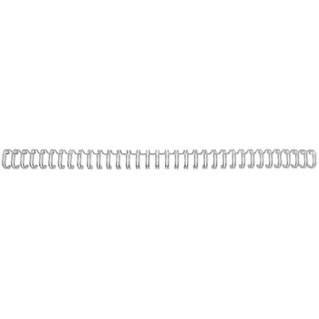 GBC 3:1 wire 51-80ark 10mm 34 ringe sølv 100stk