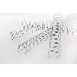 GBC 3:1 wire 2-55ark 6mm 34 ringe sort 100stk
