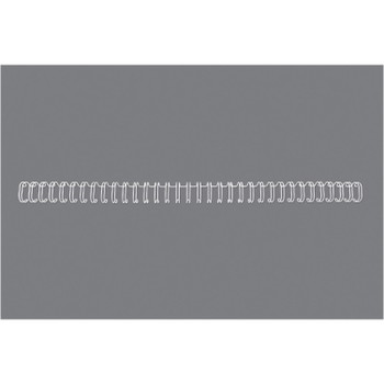 GBC 3:1 wire 2-55ark 6mm 34 ringe hvid 100stk