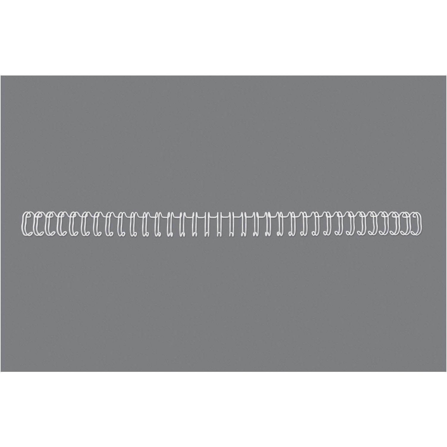 GBC 3:1 wire 36-70ark 8mm 34 ringe hvid 100stk