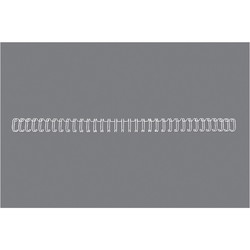 GBC 3:1 wire 36-70ark 8mm 34 ringe hvid 100stk