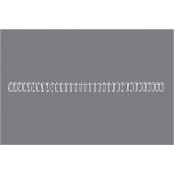 GBC 3:1 wire 36-70ark 8mm 34 ringe hvid 100stk