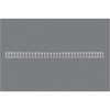 GBC 3:1 wire 51-80ark 10mm 34 ringe hvid 100stk
