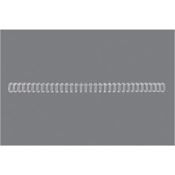 GBC 3:1 wire 81-100ark 12mm hvid 100stk