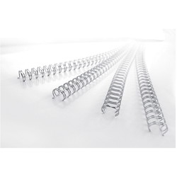 GBC 3:1 wire 81-100ark 12mm hvid 100stk
