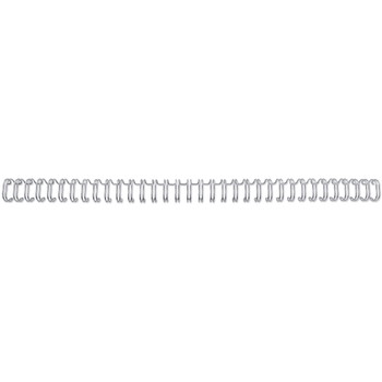 GBC 3:1 wire 101-130ark 14mm 34 ringe sølv 100stk