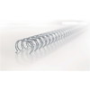 GBC 3:1 wire 101-130ark 14mm 34 ringe sølv 100stk