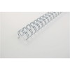 GBC 3:1 wire 101-130ark 14mm 34 ringe sølv 100stk