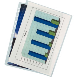 Leitz lamineringslommer med hul A4 228x303mm 80mic