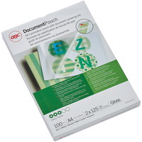 GBC lamineringslommer A4 125 my glossy 100 stk