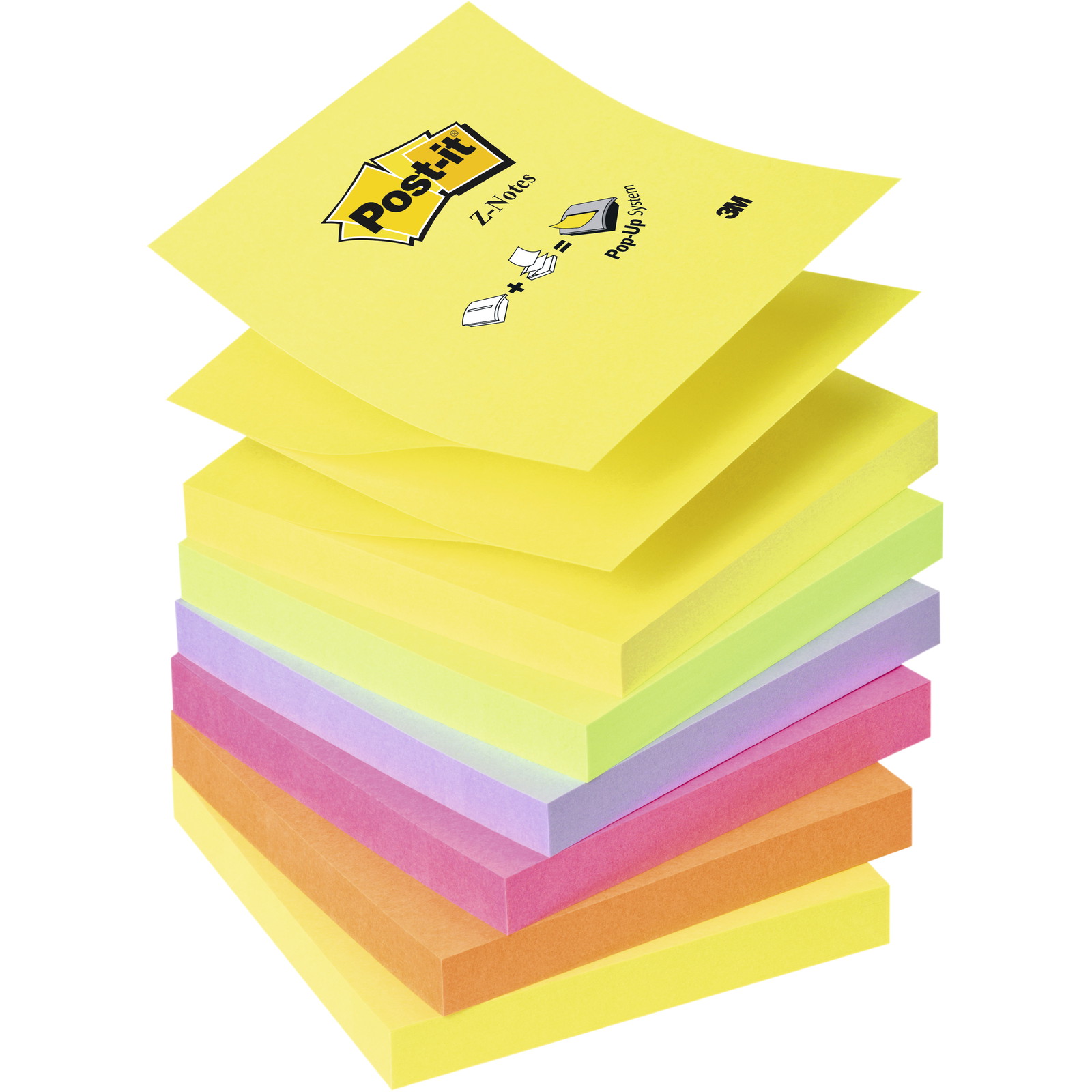 Post-it R330NR Z-notes 6 neonfarver