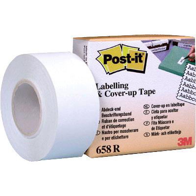 3M Post-it 658R korrektionstape med bredden 25 mm