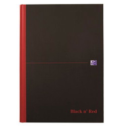 Oxford Black’n’Red notesbog A4 kvadreret