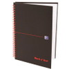 Oxford Black’n’Red spiralblok A5 linjeret