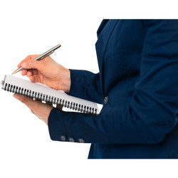 Leitz Office notesblok karton A4 linjeret grå