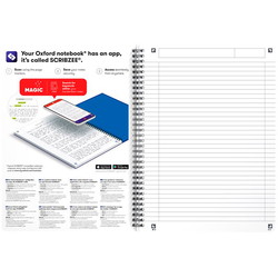Oxford Essentials notesbog B5 linjeret assorteret