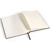 BNT PU Notebook A6 uden linjer i sort