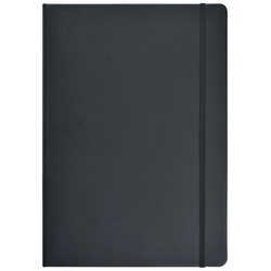 BNT PU Notebook A6 uden linjer i sort