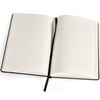 BNT PU Notebook A6 uden linjer i sort
