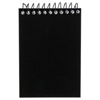 Bantex A7 notebook linjeret sort